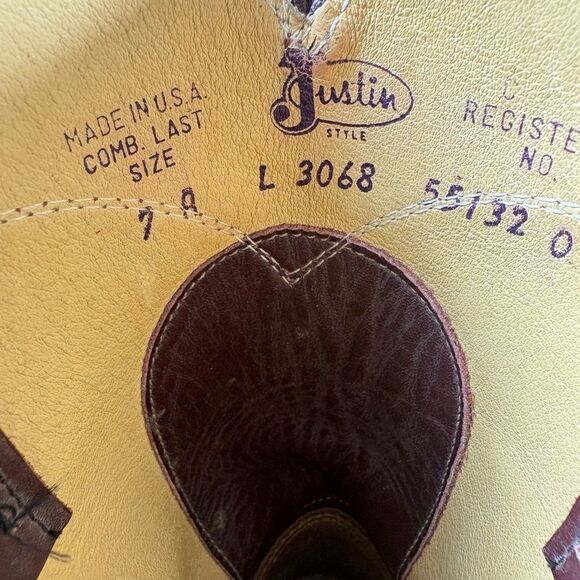 Size 7 - Women’s Justin Boots - Picture 7 of 7